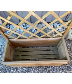 Holz-Blumenkasten Mit Spalier Wachau, B90/H140/T40 Cm -Blumen Geschaft 1548924 WE DE 002 BlumenkastenWachau