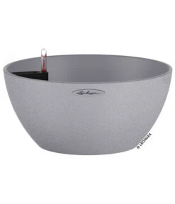 LECHUZA® Kunststoff-Schale Cubeto Stone, Rund