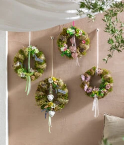 Dehner Türkranz Lavendel, Ca. Ø28 Cm -Blumen Geschaft 22020216 WE MO 001 ImageBildKraenze Fruehling01