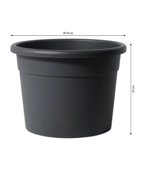 Dehner Kunststoff-Blumentopf Diana, Rund 3 Dehner Kunststoff-Blumentopf Diana, Rund – Bild 3