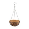 Dehner Gusseisen-Hängeampel Katalonien Mit Kokoseinlage, Rund, Rost, Ca. Ø30/H15 Cm