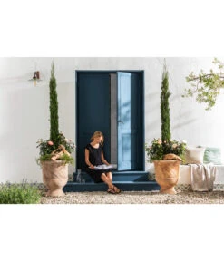 Terrakotta-Pokal Ferrara, Rund, Antik-terrakotta -Blumen Geschaft 2782324 278407 WE MO 001 TerrakottaPokal