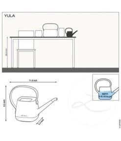 LECHUZA® YULA Gießkanne, 1,7 L -Blumen Geschaft 4065884 WE IG 001 LechuzaYula