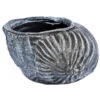 Roto Kunststoff-Pflanztopf Muschel, Grau, Ca. B40/H25,5/T30 Cm