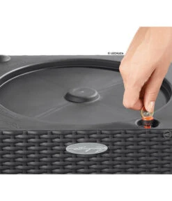 LECHUZA® Kunststoff-Topf Cube Cottage, Quadratisch -Blumen Geschaft 5181169 WE DE 003 LechuzaKunststoffTopfCubeCottage