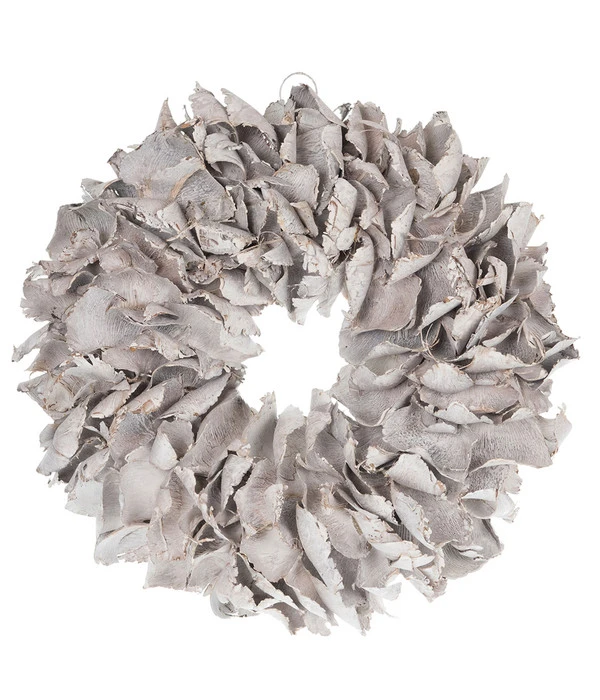 Dehner Kranz Palm Petal Whitewash, Ca. Ø40 Cm 1 Dehner Kranz Palm Petal Whitewash, Ca. Ø40 Cm