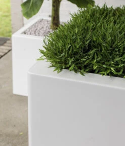 Fleur Ami Kunststoff-Topf New Tribeca, Quadratisch, Weiß -Blumen Geschaft 6600035 WE DE 002 fleuramiKunststoffTopfTribecaBlockquadratisch