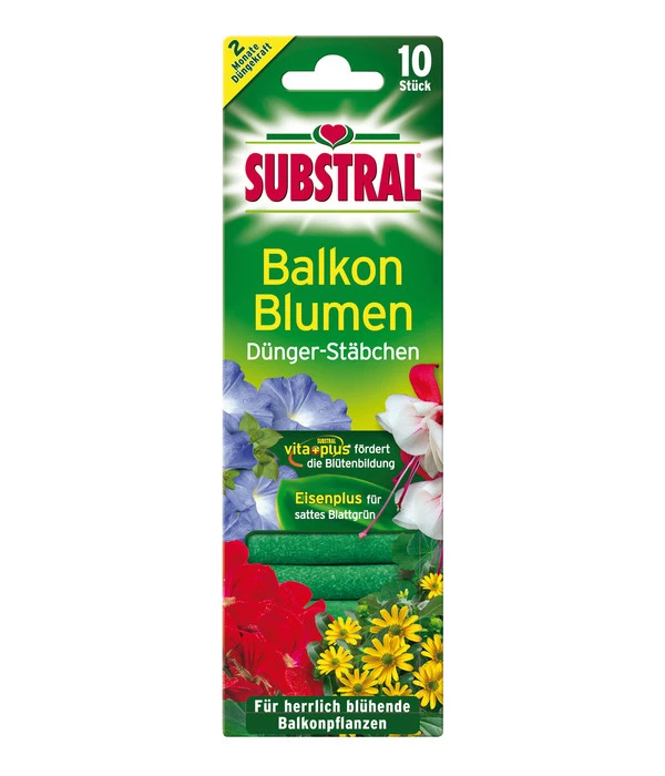 Substral® Düngestäbchen Für Balkonblumen, 10 Stk. 1 Substral® Düngestäbchen Für Balkonblumen, 10 Stk.