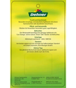 Winterapfel 'Jonagold' -Blumen Geschaft 7691645 WinterapfelJonagold Etikett 2