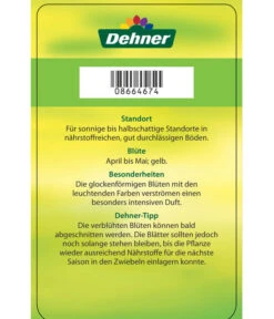 Kaiserkrone -Blumen Geschaft 8664674 KaiserkroneLutea Etikett 02