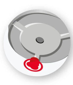 Scheurich Kunststoff-Topf C-Cone Bowl, Rund, Ca. Ø38,9/H17,5 Cm -Blumen Geschaft WE DE 011 ScheurichBodenlochRota 2